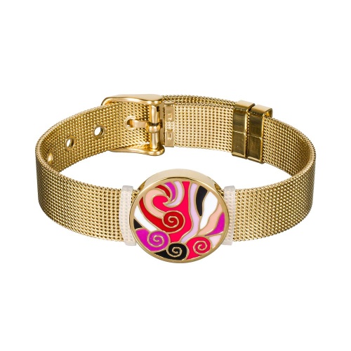 Браслет Fiore Luna на металическом ремешке, CB03784-2 G